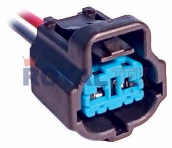 FICHA DE CONEXION ROYALTEK FICHA DE CONEXION ROYALTEK 2 (DOS) VIAS VALVULA SELENOIDE DE CAMBIO HONDA CIVIC ACCORD - VENTA EN PAQUETES DE 5 UNIDADES ---